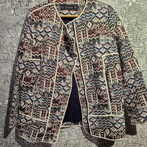 Zara- Aztec pattern jacket (Large)